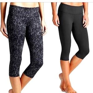 Athleta Reversible Cropped Tights